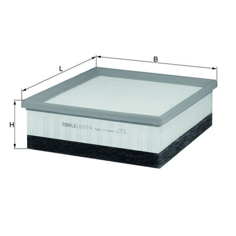MAHLE LX 2077/4 Air Filter - Image 3